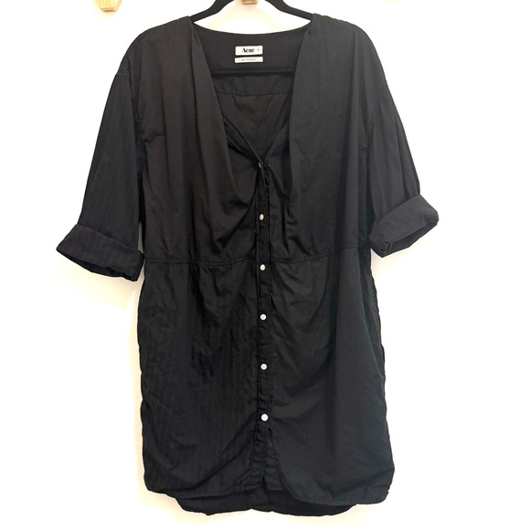 Acne Studios Dresses & Skirts - Acne Studios black shirt dress